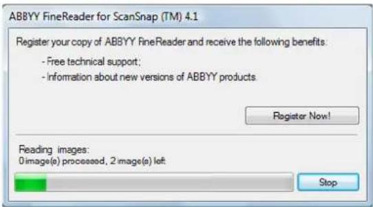 FUJITSU ScanSnap S1500M - Press the [Scan] button on the ScanSnap. - 1