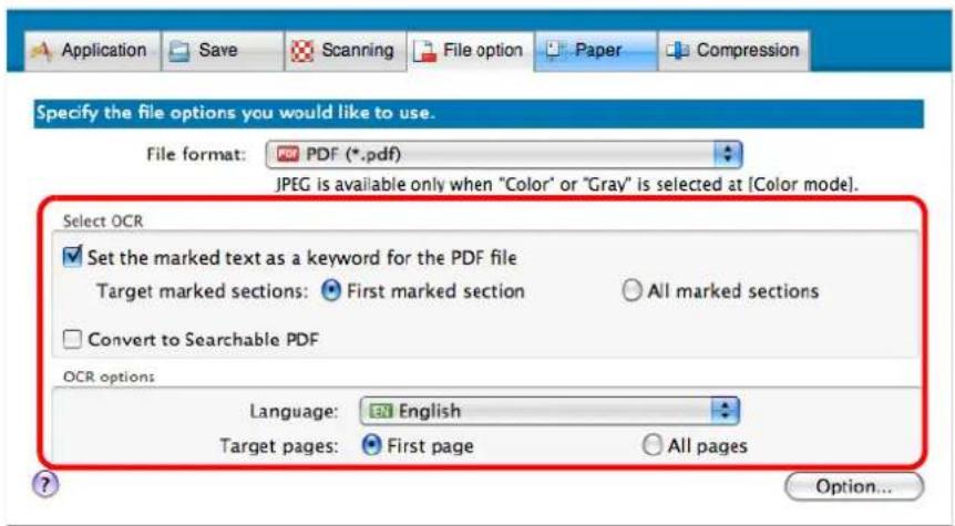FUJITSU ScanSnap S1500M - Select the [Set the marked text as a keyword for the PDF file] checkbox. - 4