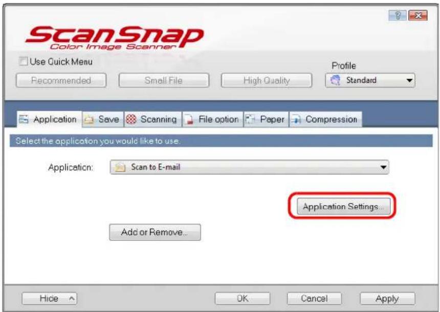 FUJITSU ScanSnap S1500M - Change settings for the [Scan to E-mail] action (If you do not want to change settings, go to Step 4.). - 1