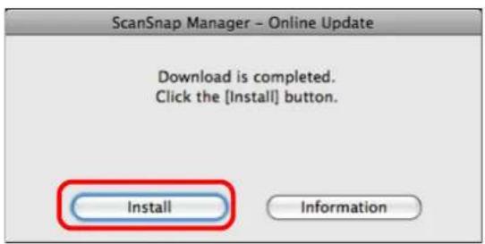 FUJITSU ScanSnap S1500M - Click the [Install] button. - 1