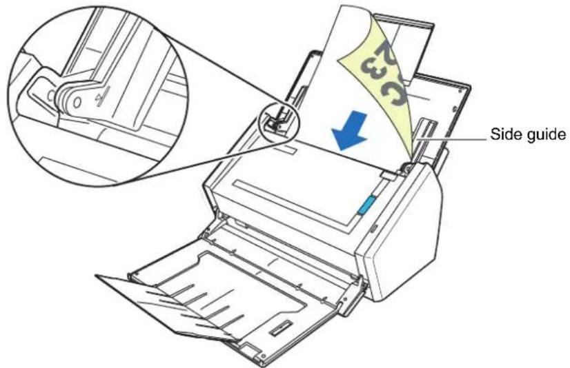 FUJITSU ScanSnap S1500M - Load the document onto the ADF paper chute (cover). - 1