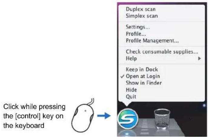 FUJITSU ScanSnap S1500M - ■ ScanSnap Manager Menu - 1