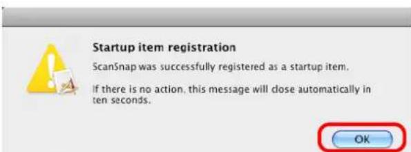 FUJITSU ScanSnap S1500M - Click the [OK] button. - 1