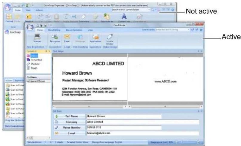 FUJITSU ScanSnap S1500M - - Link when one of the above applications is active (recommended) - 1