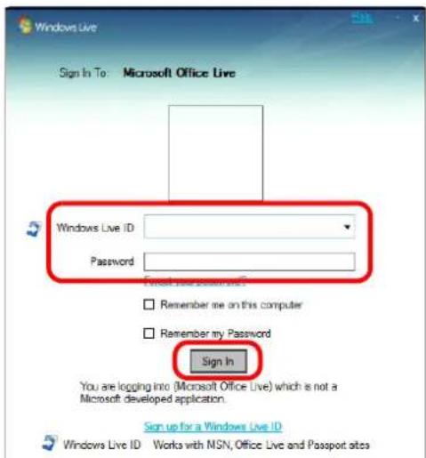 FUJITSU ScanSnap S1500M - - Connecting to Office Live - 3