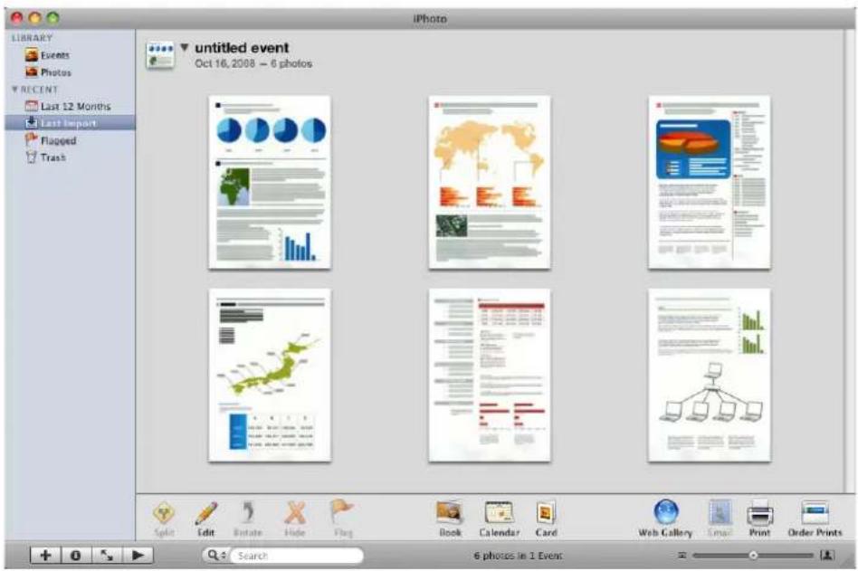 FUJITSU ScanSnap S1500M - In the [Application] pop-up menu on the [Application] tab, select [iPhoto]. - 4