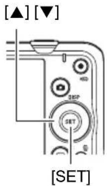CASIO Exilim EX-ZS30 - Use [▲] and [▼] to select the PLAY Panel item you want, and then press [SET]. - 1