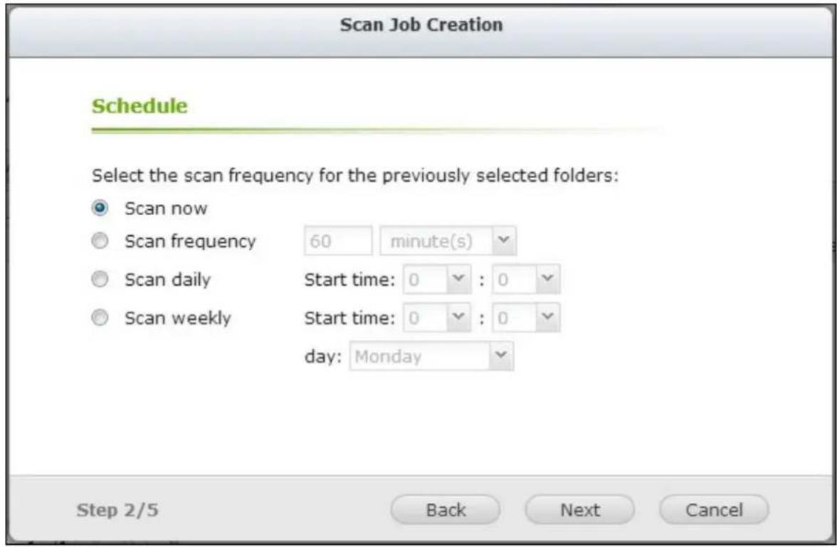 QNAP TS-419P II - Scan Jobs - 4