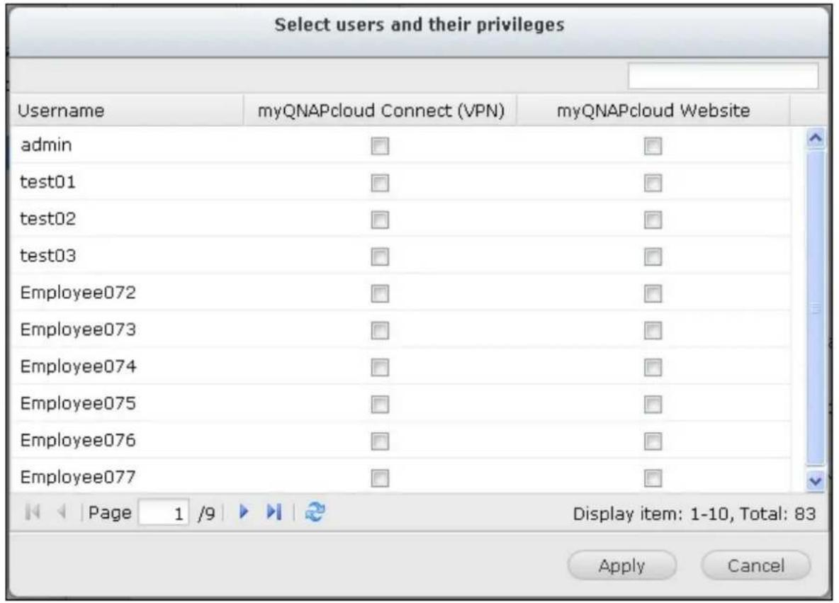 QNAP TS-419P II - User Management - 2