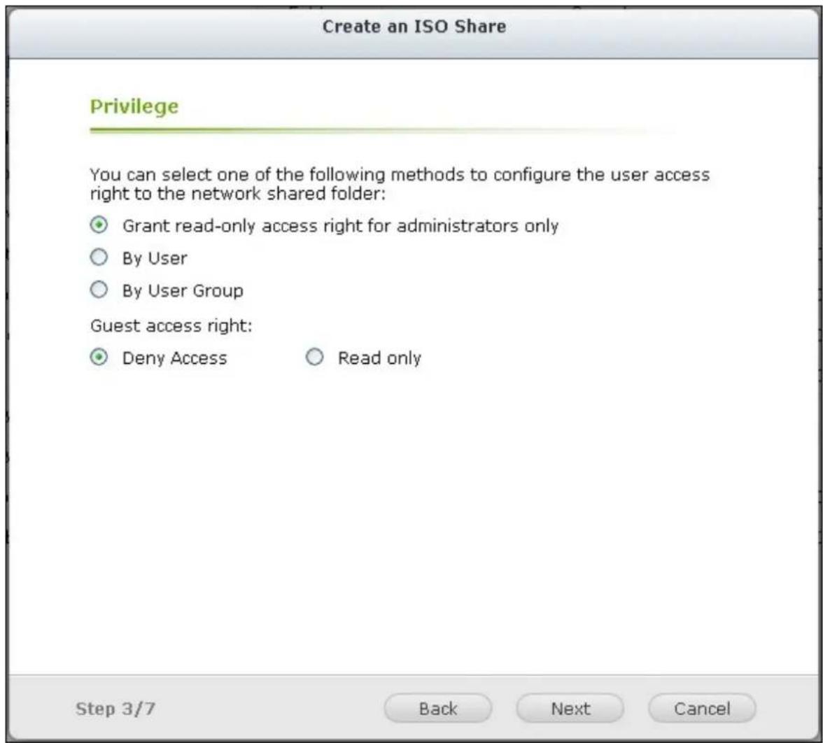 QNAP TS-419P II - ISO Shared Folders - 4