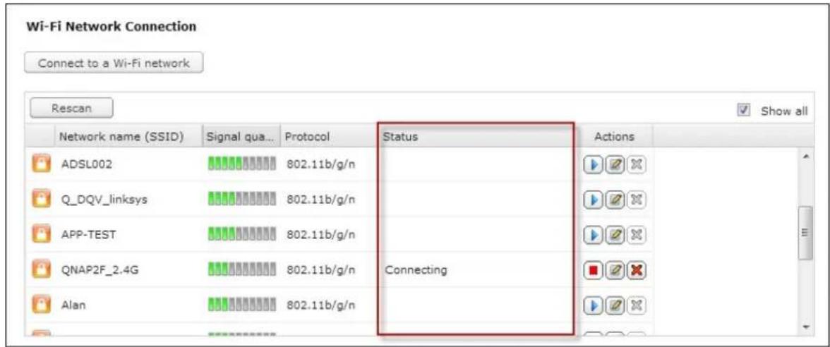 QNAP TS-419P II - Connect to an existing Wi-Fi network: - 3