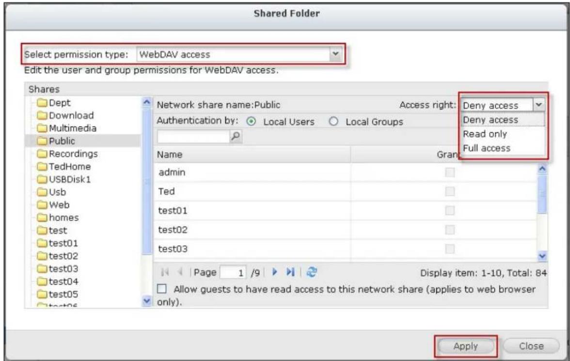 QNAP TS-419P II - WebDAV - 2