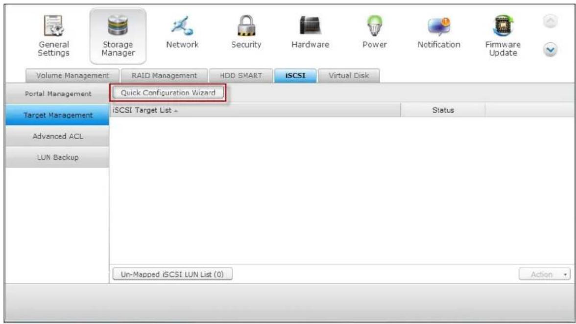 QNAP TS-419P II - iSCSI Quick Configuration Wizard - 2