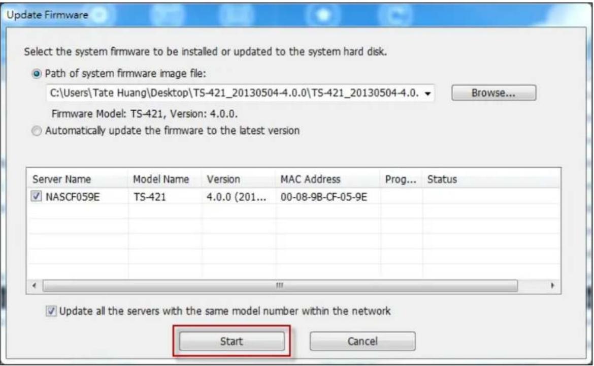 QNAP TS-419P II - Update Firmw are by Q NAP Qfinder - 3