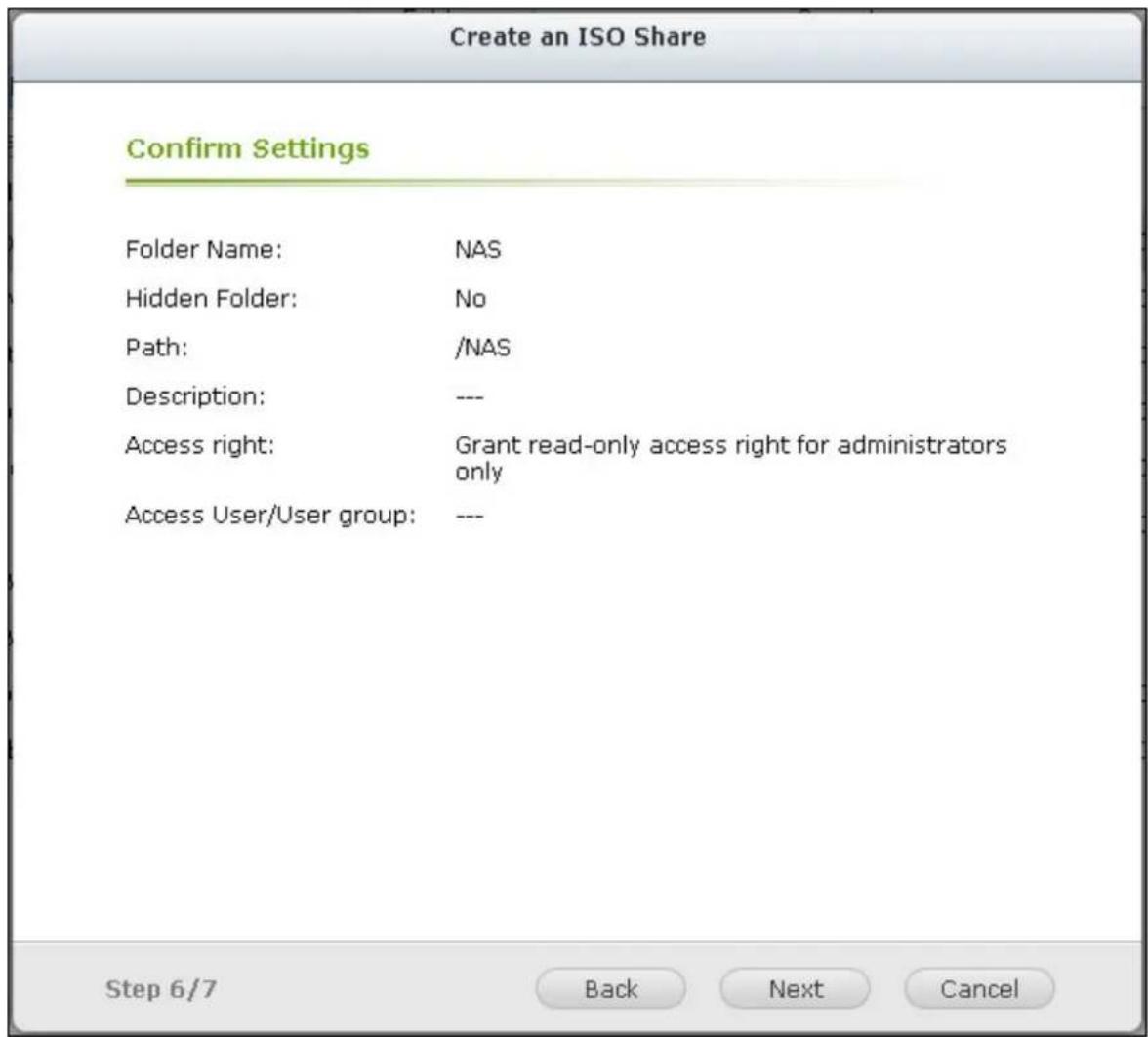 QNAP TS-419P II - ISO Shared Folders - 5