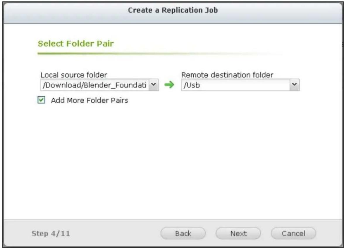 QNAP TS-419P II - Remote replication to NAS with RTRR service - 2