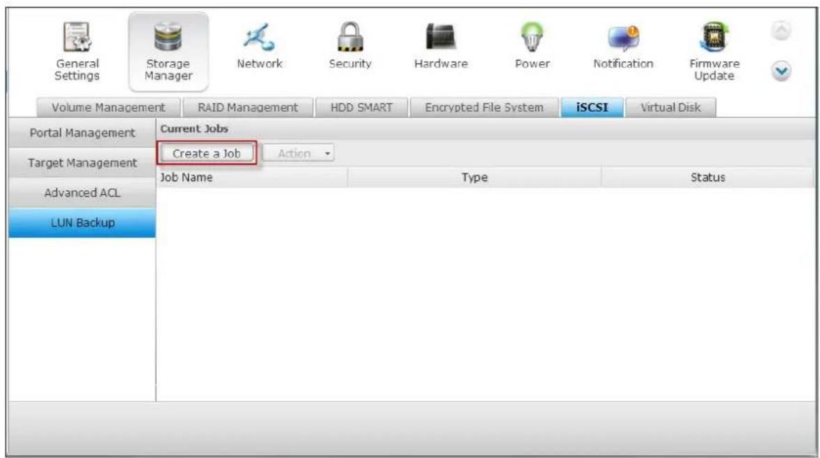 QNAP TS-419P II - Restore an iSCSI LUN - 1