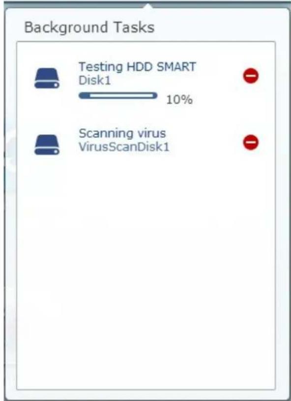 QNAP TS-419P II - Background Task - 1