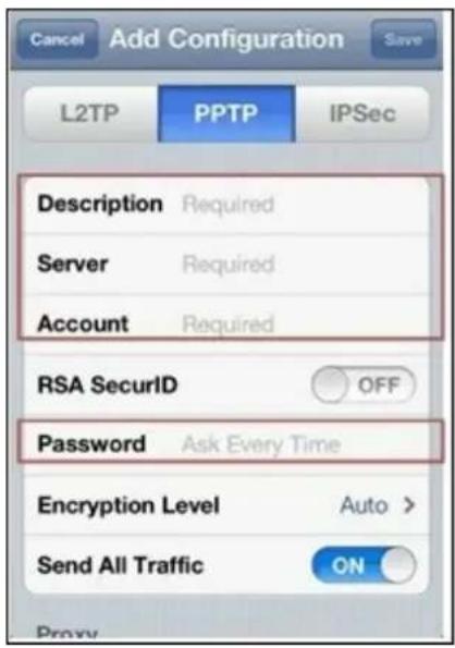 QNAP TS-419P II - PPTP on iOS 5 - 3