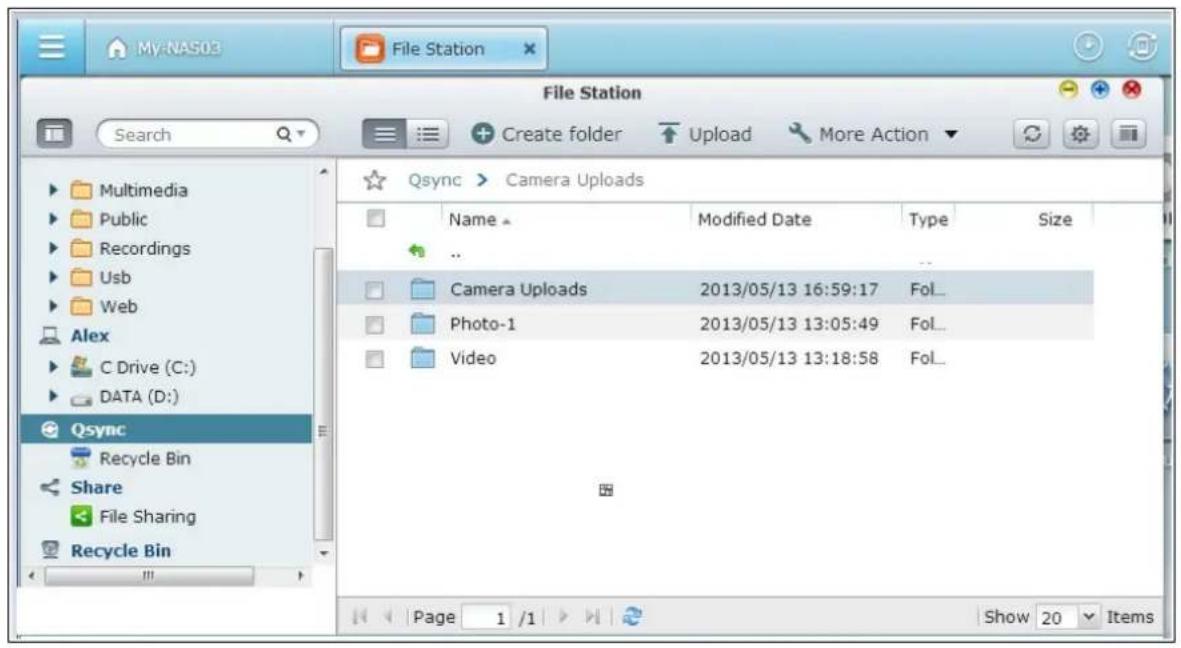 QNAP TS-419P II - Synchronization - 2