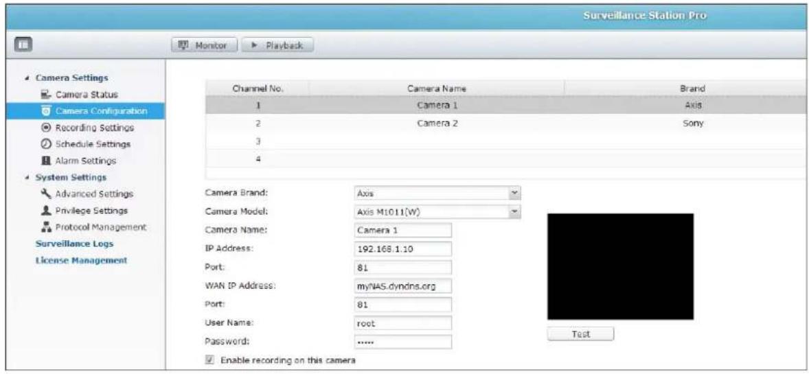 QNAP TS-419P II - Changing port settings of NAS and IP cameras - 1