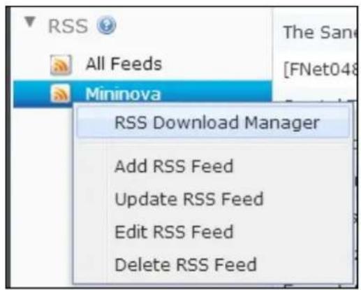QNAP TS-419P II - RSS Feed - 4