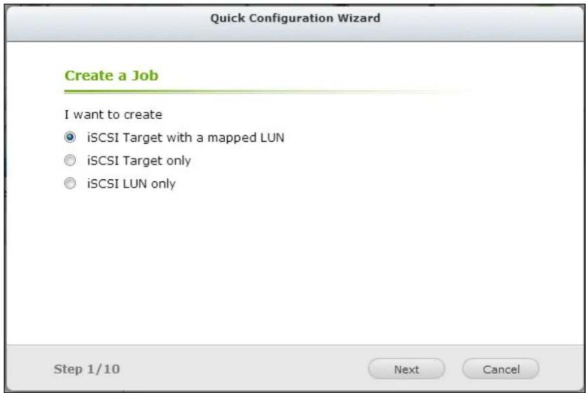 QNAP TS-419P II - iSCSI Quick Configuration Wizard - 3
