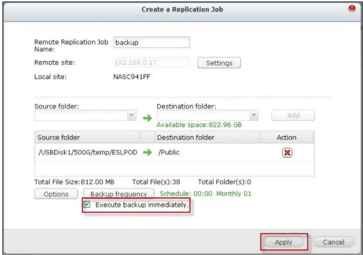 QNAP TS-419P II - NAS to NAS and Rsync - 9