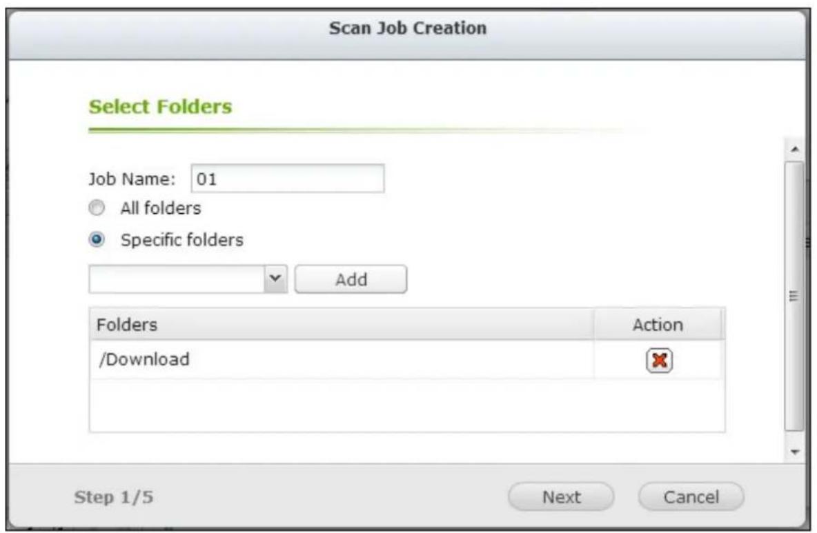 QNAP TS-419P II - Scan Jobs - 3
