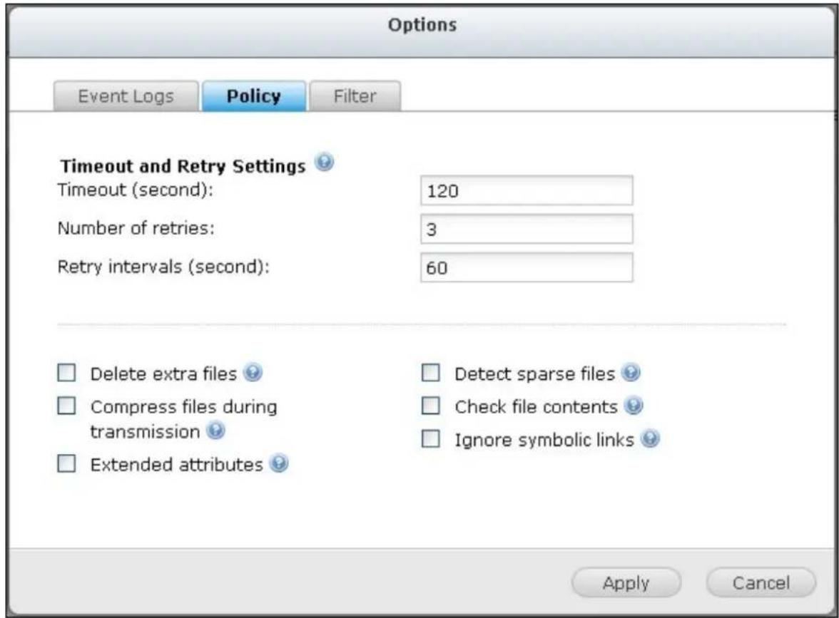 QNAP TS-419P II - Remote replication to NAS with RTRR service - 13