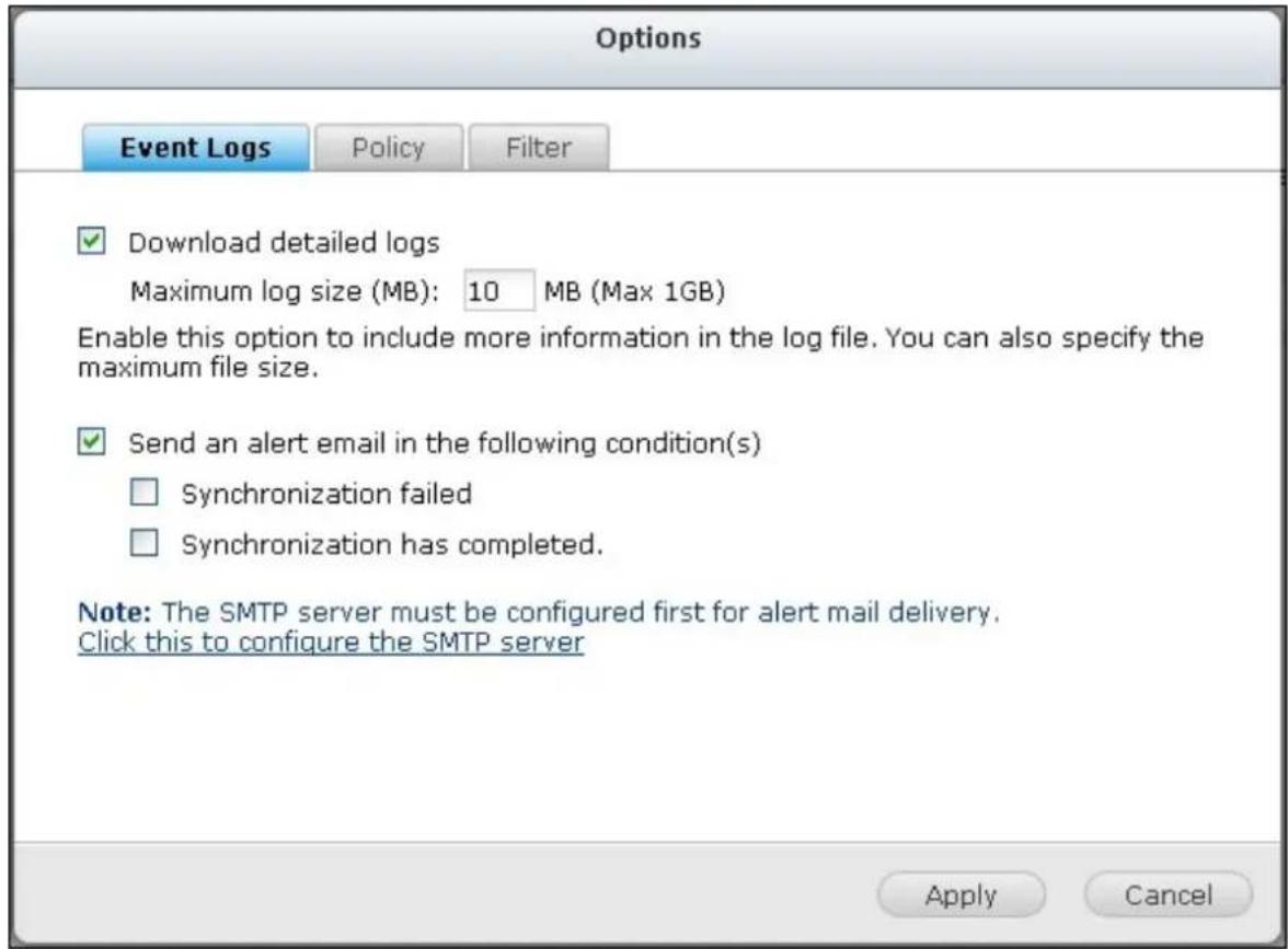 QNAP TS-419P II - Remote replication to NAS with RTRR service - 12