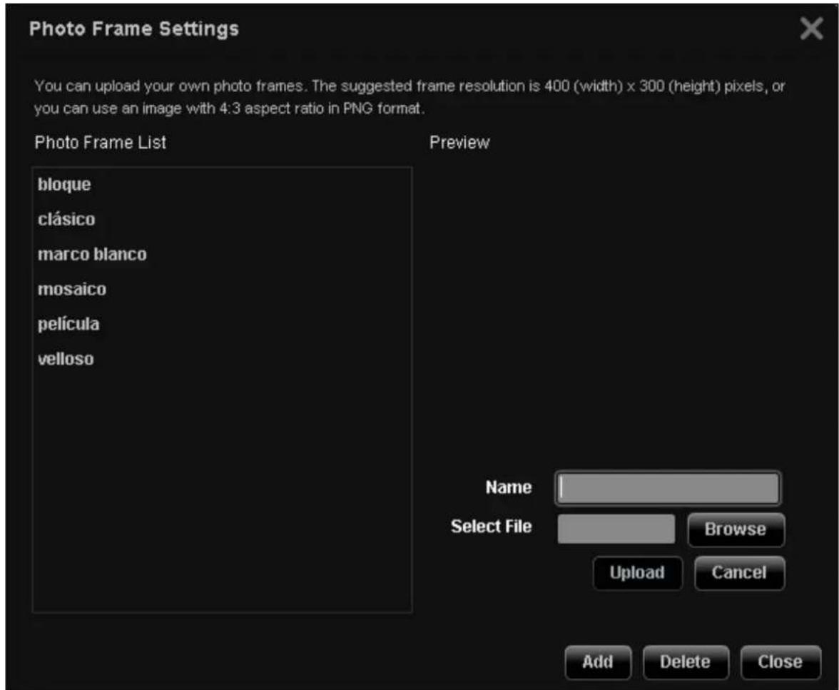 QNAP TS-419P II - Photo Frame Settings - 2