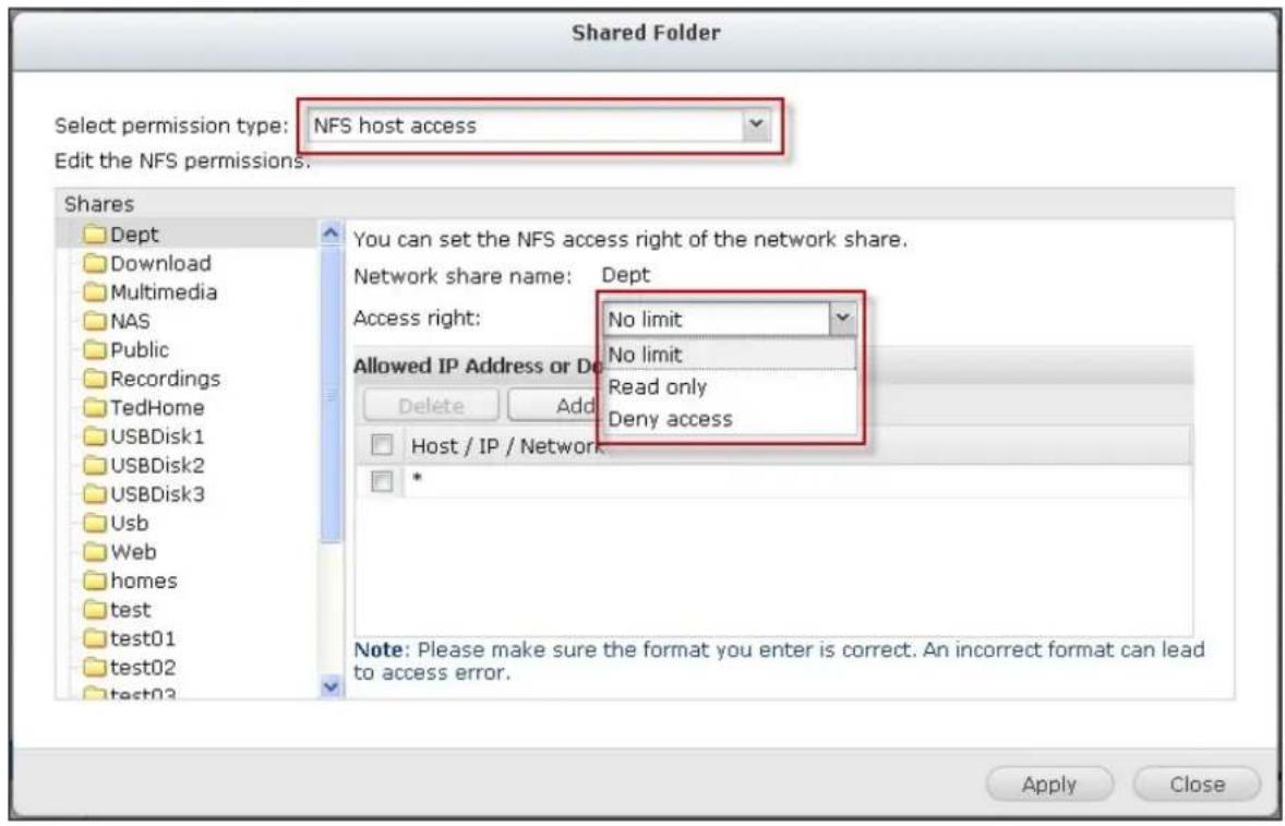 QNAP TS-419P II - NFS Service - 3