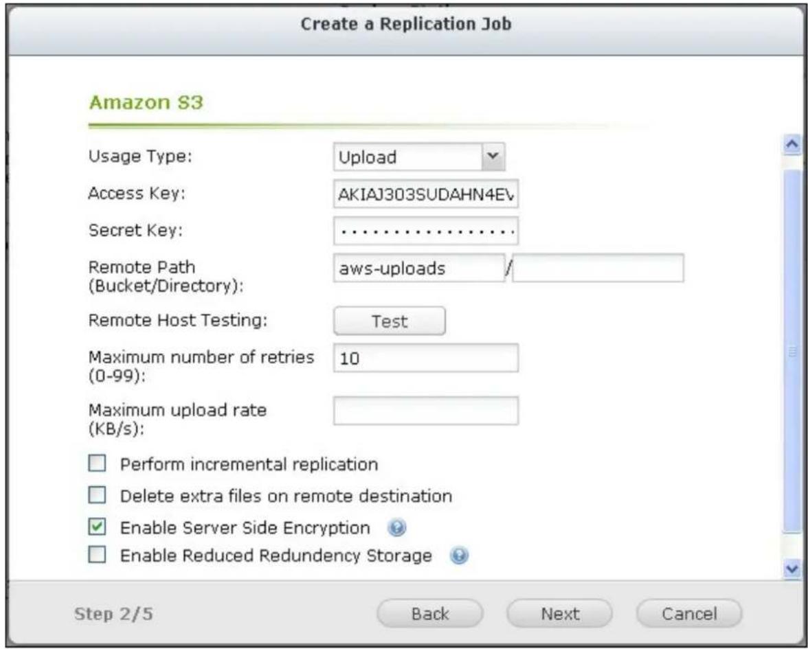 QNAP TS-419P II - Amazon S3 - 2