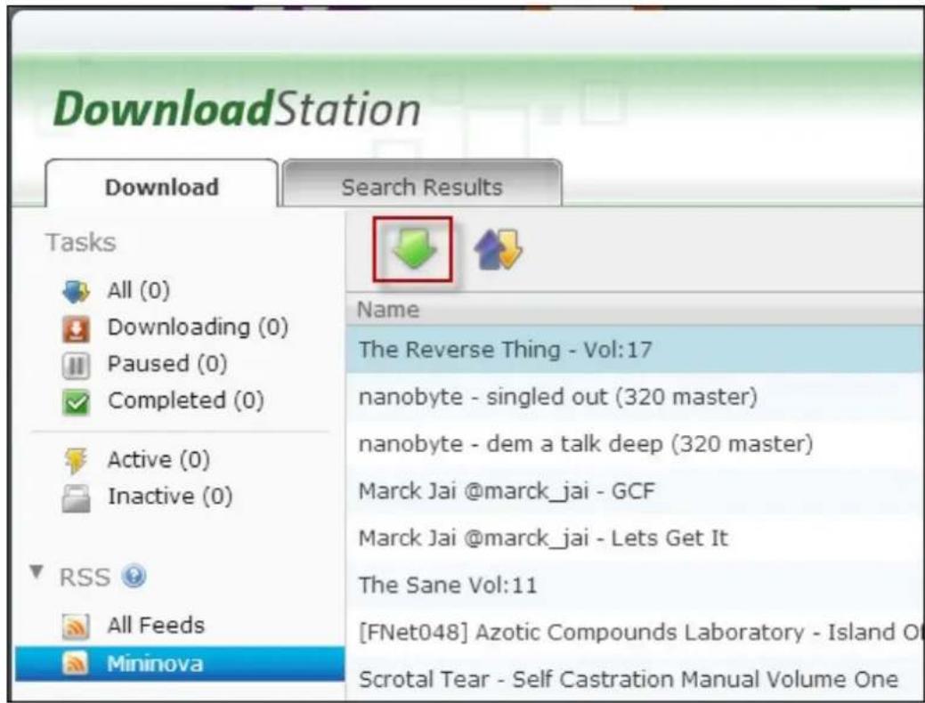 QNAP TS-419P II - RSS Feed - 3