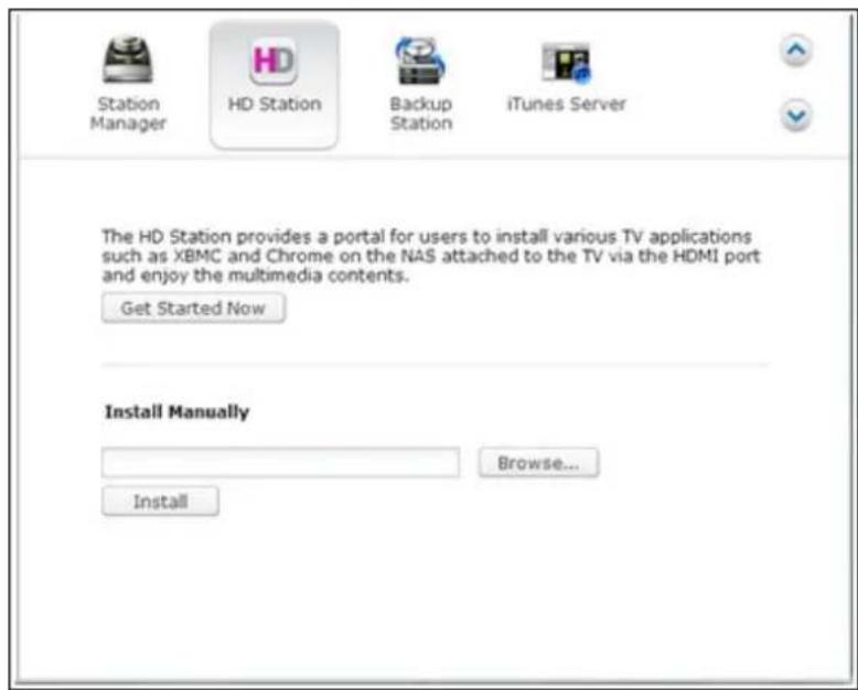 QNAP TS-419P II - Installing the HD Station: - 1