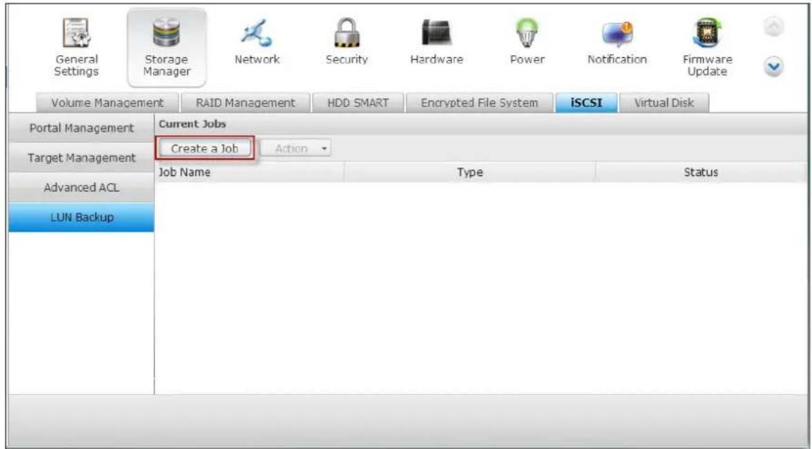 QNAP TS-419P II - Back up an iSC SI LUN - 1