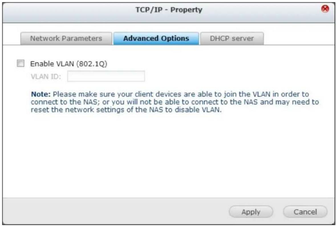 QNAP TS-419P II - Advanced Options - 1