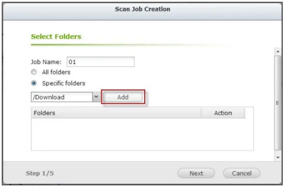 QNAP TS-419P II - Scan Jobs - 2