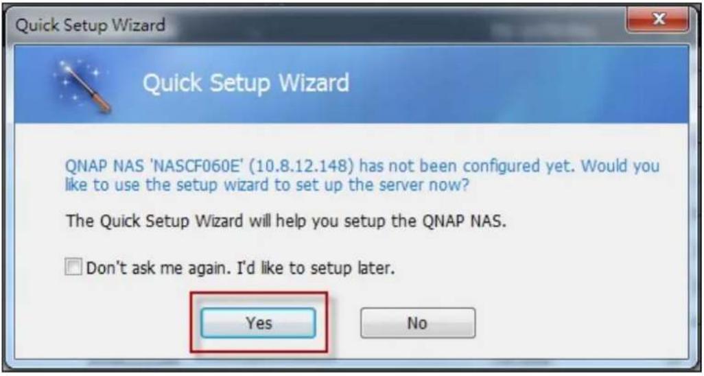 QNAP TS-419P II - Launch the QNAP Qfinder from your desktop. - 2