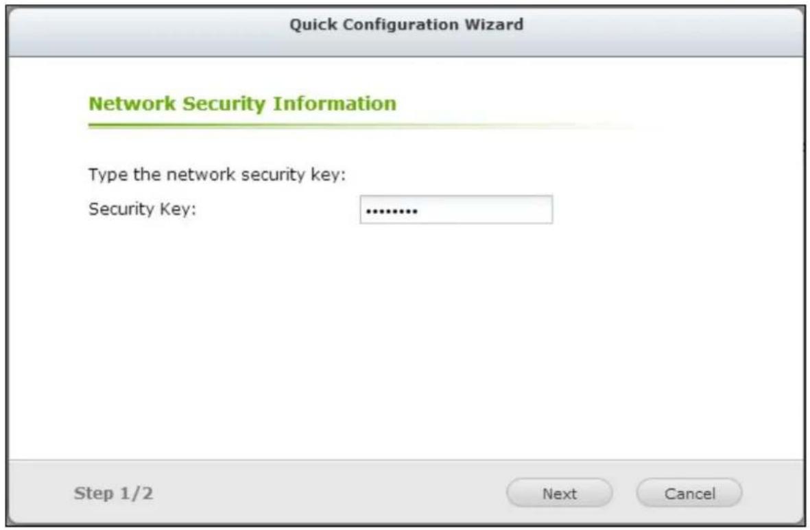 QNAP TS-419P II - Connect to an existing Wi-Fi network: - 2
