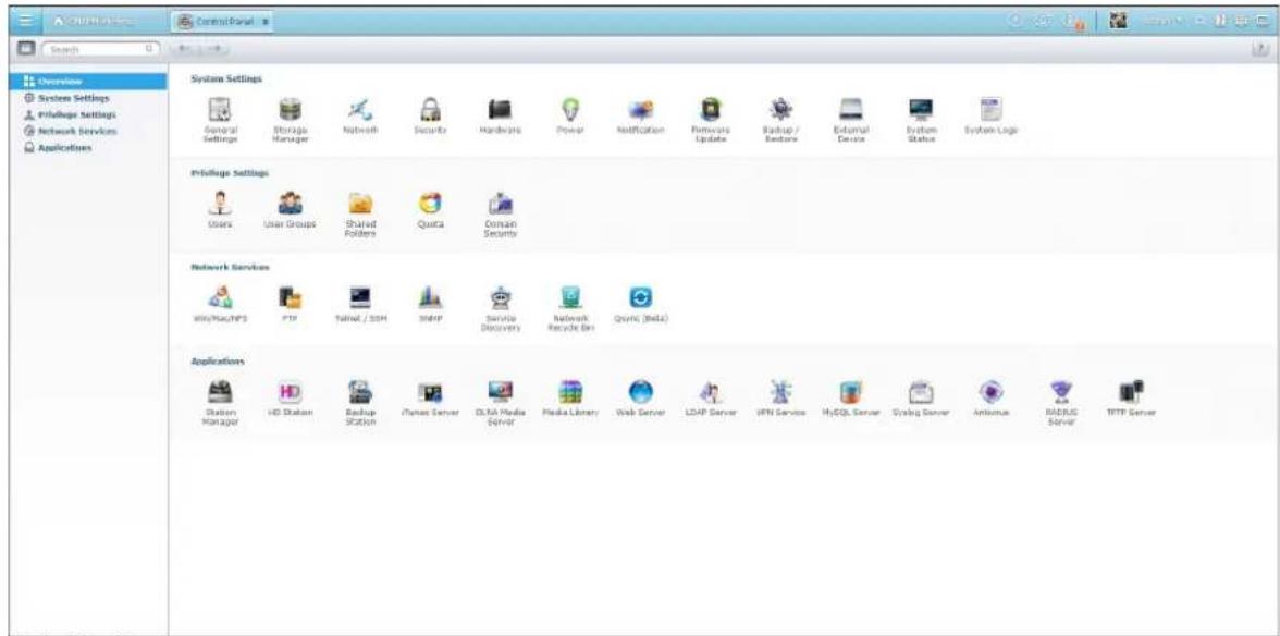 QNAP TS-419P II - Desktop Preference - 1
