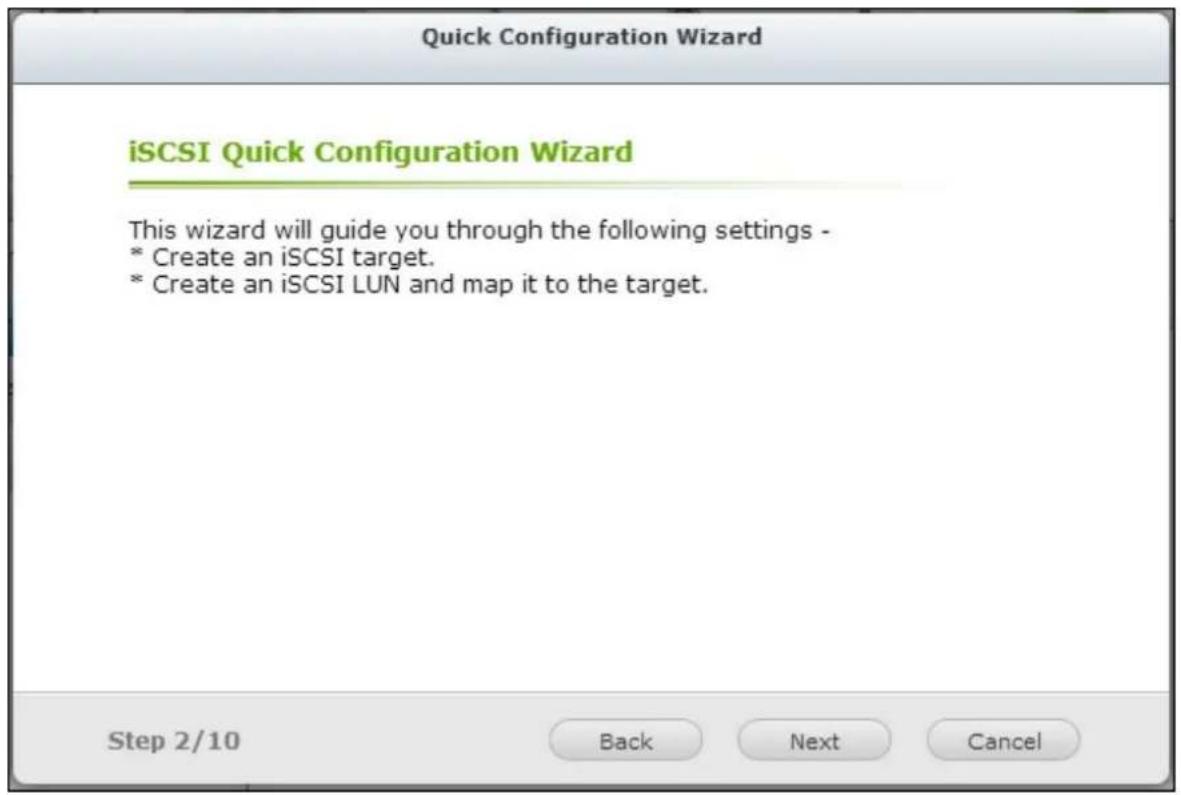 QNAP TS-419P II - iSCSI Quick Configuration Wizard - 4