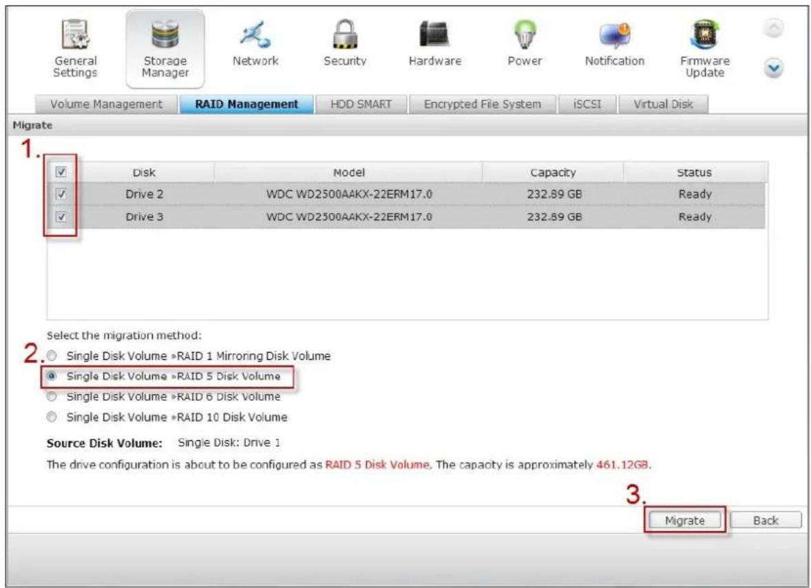 QNAP TS-419P II - You need to: - 4