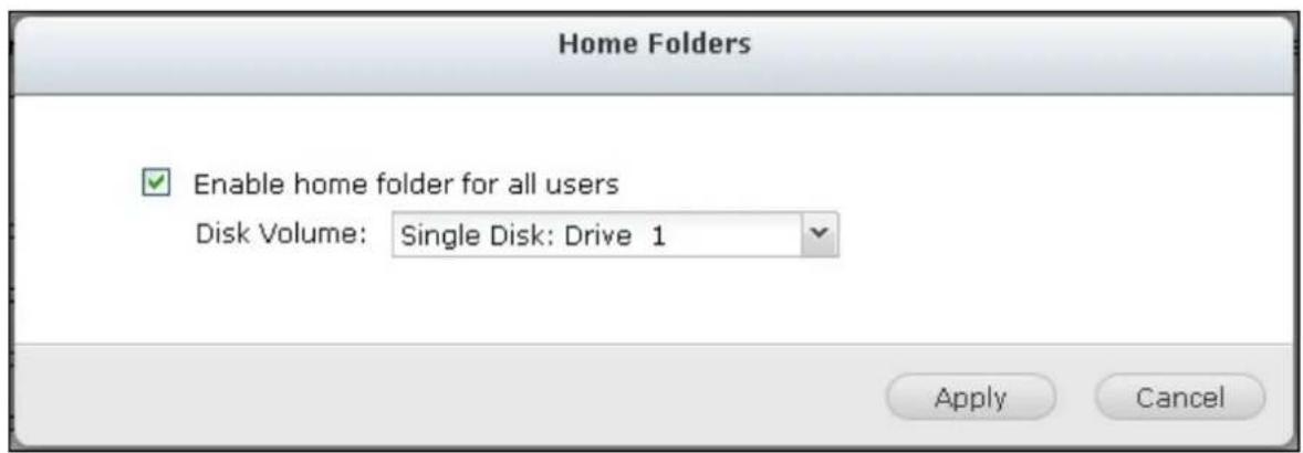 QNAP TS-419P II - Home Folders - 2