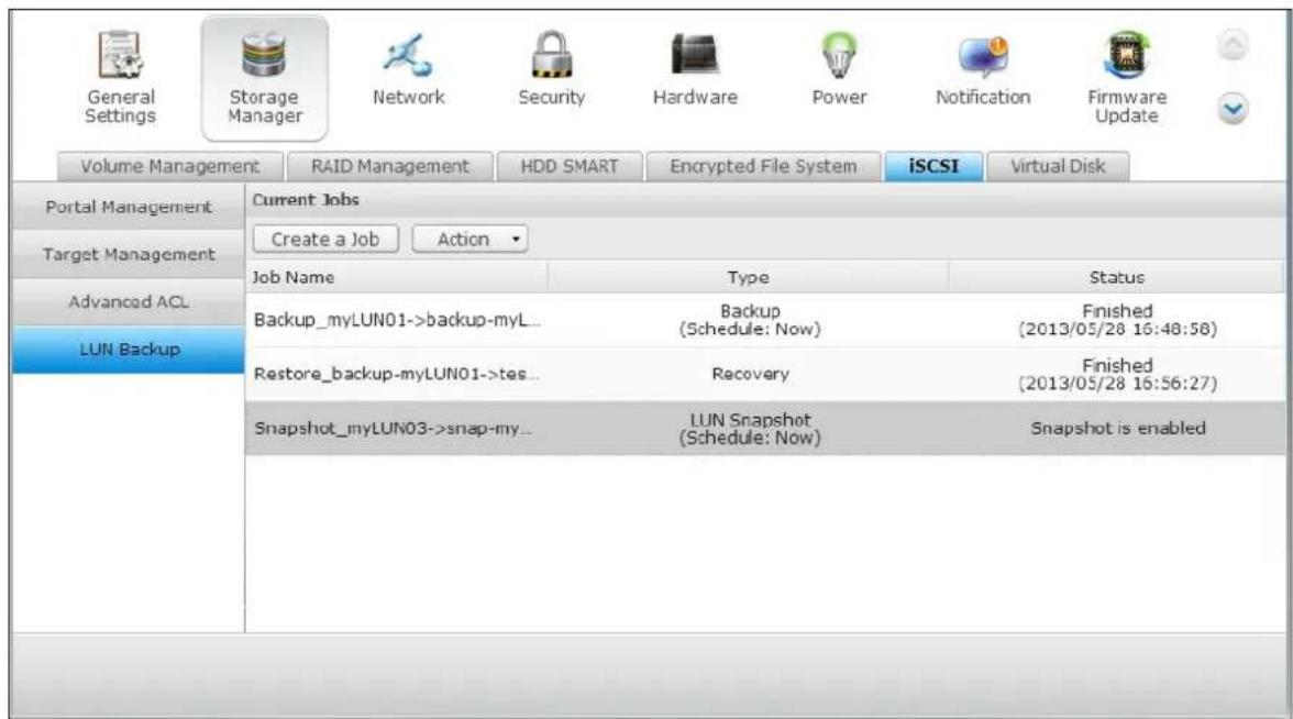 QNAP TS-419P II - Create an iSC SI LUN Snapshot - 8