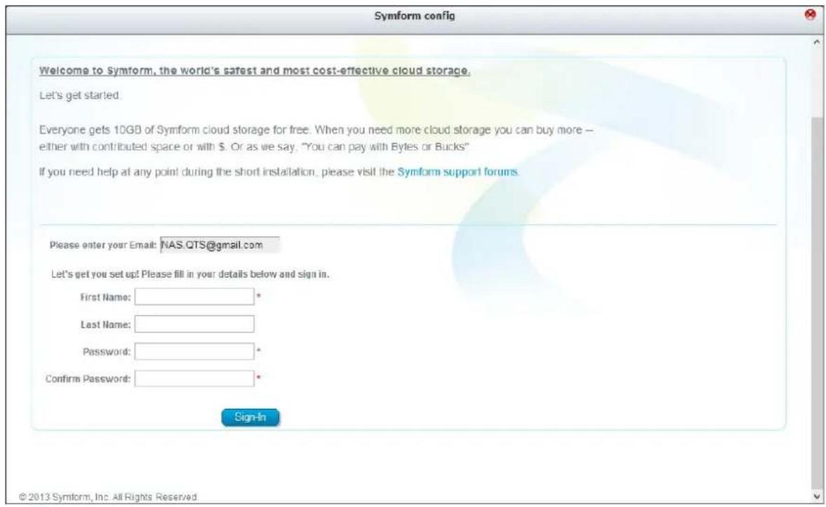 QNAP TS-419P II - Symform - 3