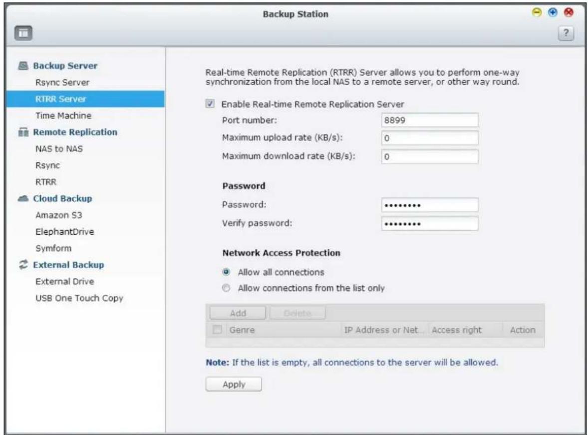 QNAP TS-419P II - RTRR Server - 1