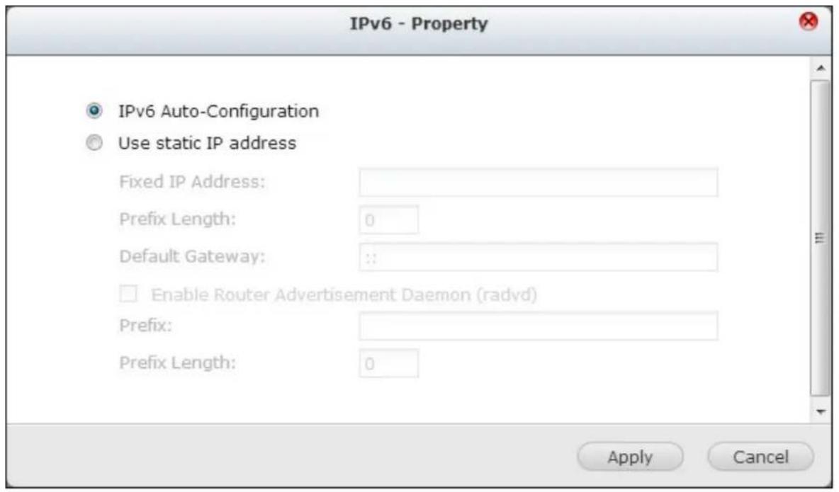 QNAP TS-419P II - IPv6 - 2