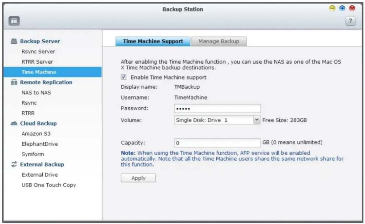 QNAP TS-419P II - Time Machine - 2